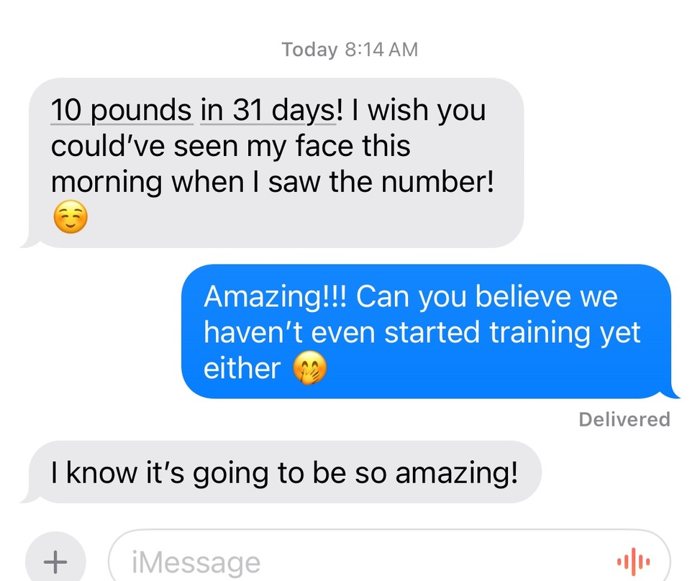 Client testimonial