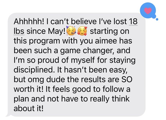 Client testimonial