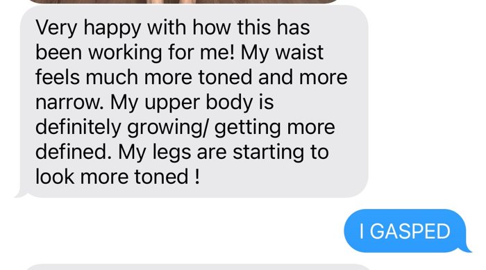 Client testimonial